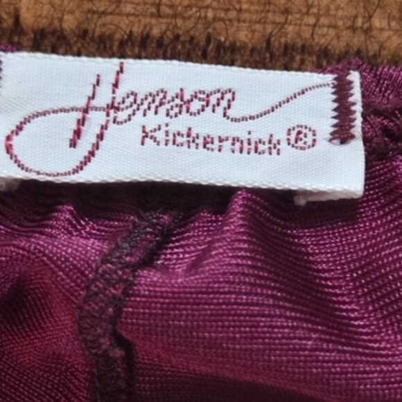 Vintage Henson Kickernick Maroon Half Slip - Picture 4 of 5